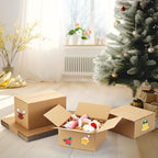 Eupako 8x8x4-Small-Shipping-Boxes-30-Pack-Brown-Corrugated-Box-Mailers, Cardboard Boxes for Packaging Small Business, Mailing