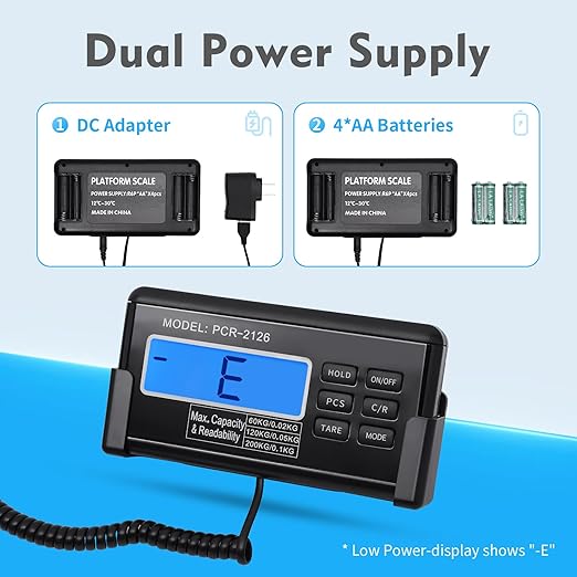 Animal Digital Scale, 200KG/440Lbs Electronic Stainless Steel Veterinary Scale Heavy Duty Digital Livestock Platform Scales with LCD Display & Power Adaptor for Animal Pet Cat Dog (440Lbs)