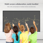 Smart Board, 55" Interactive Whiteboard with Google EDLA, Built-in Digital Whiteboard, Wireless Casting, Split-Screen & Unlimited Canvas for Business and Education (Wall Mount Included)