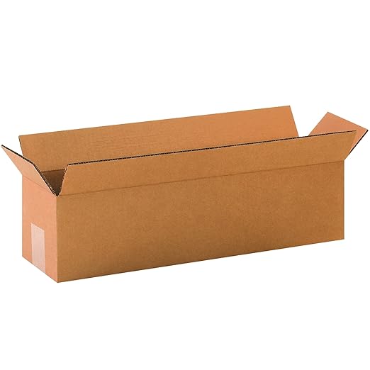BOX USA Shipping Boxes 20"L x 5"W x 5"H 25-Pack Long Corrugated Boxes for Moving, Shipping, Mailing, Packing, Packaging and Storage
