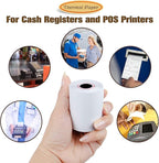 (200 Rolls) 2 1/4" x 85' Thermal Paper, POS Receipt Paper for Retail Business Cash Register, Fits Most Credit Card Terminal