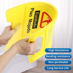 CERLMLAND wet floor signs 6 piece double-sided sign Widely used in various business environments. alerts clear identification using black text and red graphics