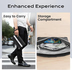 Fireproof Money Bag Upgraded 4200°F, 11”x 6.2” Waterproof money bags with zipper for Travel/Office/Home, Small Fireproof Safe Pouch, Built-in 11 storage pockets for Phone, Cash, Passport, Card