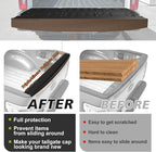 TripleAliners Compatible with Ford Super Duty 2023-2025 2026 F250/F350/F450 Accessories Tailgate Mat with Tailgate Cap Top Protector Full-Coverage All Weather Truck Bed Cover Liner Replacement