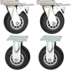 Heavy Duty Foldable Platform Truck Cart with 4 Wheels,41'' L x 25'' W Steel Rolling Flat Cart Push Cart Dolly Large Hand Truck Dolly 2200LBS Capacity Moving Hand Dolly for Groceries,Garage,Warehouse