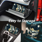 Car Registration and Insurance Holder,Cool Car Accessories for ID, Driver's License Cards & Essential Document,business cards,Men&WomenGreen Golden Mountain