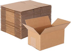 40 Pack 6x4x3 inch Corrugated Boxes Mailer- Corrugated Cardboard Mailer Shipping Boxes, Small Mailing Packing Boxes for Shipping, Packing, Storage