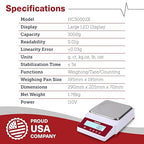 Fristaden Lab Digital Balance - USA Company - 3000g Capacity with Genuine 0.01g Precision, Analytical Scale Ideal for Scientific Research, Home Labs & Academic Use