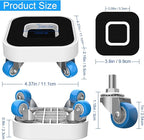 New Upgrade Furniture Sliders, Furniture Movers with Wheels, Furniture Lift Mover Tool Set with 360° Rotatable Wheels, Furniture Dolly for Moving Heavy Duty Sofa, Bed, Load Capacity Up to 750lb