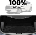 LASFIT Cargo Liner for Mazda CX5 2017-2025 (Fit Upper Cargo), TPE Custom Fit All Weather Trunk Mat for 2017 2018 2019 2020 2021 2022 2023 2024 2025 CX 5 Cargo Tray Accessories, Black