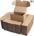 PHAREGE 4.6x2.2x2.2 inch Shipping Boxes Bulk 50 Pack Brown, Tab Lock Tuck Top Mailer Boxes for Packaging Small Business, Small Cardboard Gift Boxes for Wrapping Mailing Present