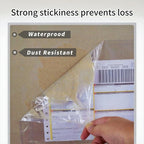 500Pcs 9.5" x 12"Packing List Envelopes Fit for 8.5x11 inch Packing Slip Invoice Sleeves Clear Self-Adhesive Mailing Labels for Envelope, Waterproof Shipping Pouch Enclosed Bags