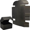 8x6x4 inches Small Shipping Boxes Set of 25 - Black Mailer Corrugated Cardboard Boxes for Shipping Packaging Mailing Products