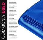 PROTARP Extreme Heavy Duty 22 Mil Tarp Cover, Waterproof, UV Resistant, Rip and Tear Proof, Poly Tarpaulin with Reinforced Edges for Roof, Camping, Patio, Pool, Boat. (Blue 20′ X 35′)