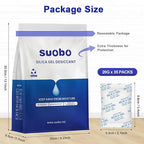 Silica Gel Packets, 20 Gram 35 Packs Desiccant Packs for Storage, Food Grade Moisture Absorbers with Color Indicating, Desiccant Packs for Foods, Electronics, Jewelry, Safe, 3D Filaments