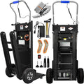 Electric Stair Climbing Dolly, 1250W Powered Stair Climber Hand Truck, 900Lbs Capacity Folding Stairclimber Cart with Telescopic Handle, All-Terrain Moving Equipment for Homel (Track & Wheel)