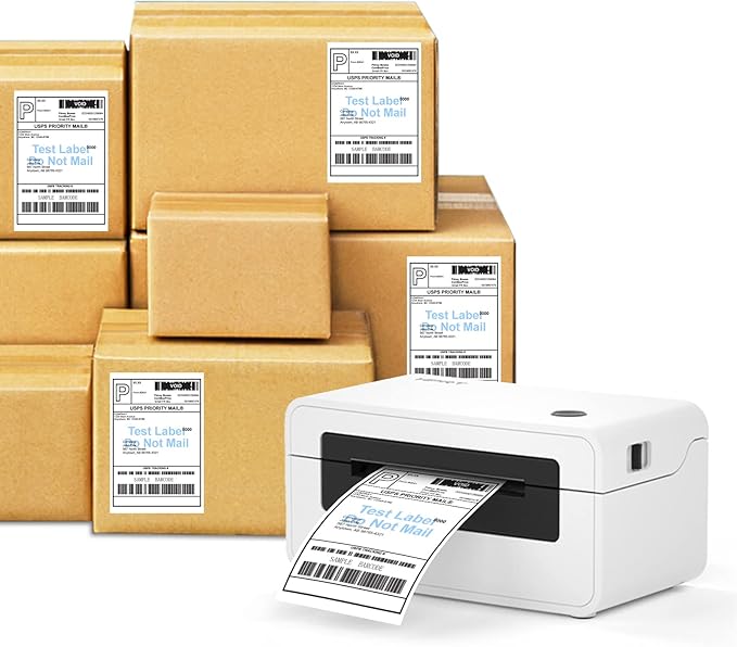 9527 Product 4x6 Direct Thermal Shipping Labels for Zebra 2844 ZP-450 ZP-500 ZP-505,Blank,450 Labels/Roll, 1" Core (12 Rolls)