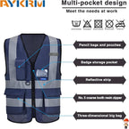 6XL 7XL 8XL navy amazon safety vest for man