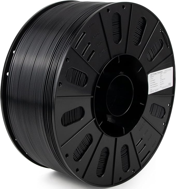 iSANMATE ASA Filament 1.75mm Black 3KG, UV & Weather Resistant 3D Printer Filament Perfect for Outdoor Functional Parts, Dimensional Accuracy +/- 0.02mm, 3kg Spool
