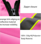 Safety Vest Customize Logo with 5 Pockets & Zipper Reflective High Visibility Vest Class 2 Outdoor Workwear