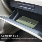 FINPAC Car Registration and Insurance Card Holder, Vehicle Glove Box Card Organizer Wallet Automobile Accessories for License