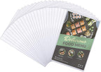 Henoyso 25 Pcs 11" x 17" Rigid Print Protectors, Heavy Duty Hard Plastic Sheet Page Protectors Crystal Menu Holder Clear Poster Sleeve Top Loading Frame for Magazine Photo Paper Poster Prints