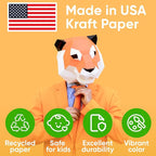 18" x 1200" (100 ft) Dark Blue Kraft Paper (Case of 16 Rolls), 45 lbs Thickness, Made in USA Kraft Paper for School, Art Colored Paper, Gift Wrapping Paper, Packing Paper for Moving