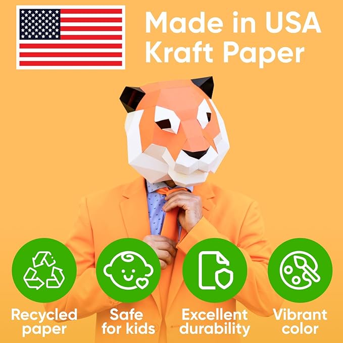 Black 18" x 1200" (100 ft) Kraft Paper, 45 lbs Thickness, USA-Made Recyclable, 16 Rolls