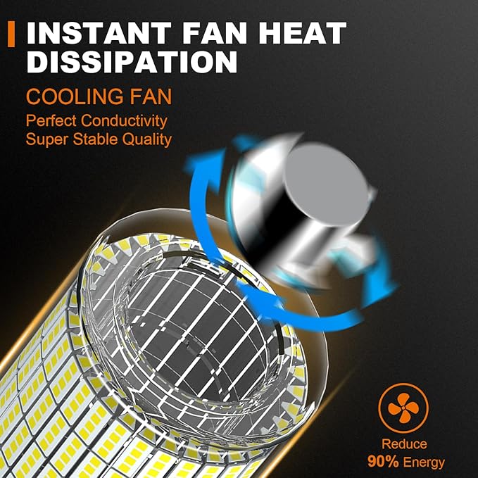 100W LED Temporary Work Light 15000lm Construction Lights 5000K Temp Light, Temp Work Lights Stainless Steel Guard Sturdy Hook Hanging for Outdoor Indoor High Bay Fixture Mine Workshop Jobsite