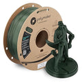 Polymaker PETG Dark Green 3D Printer Filament 1.75mm 1kg, High Speed PETG up to 300mm/s, High Strength New Formula, Excellent Layer Adhesion, Warp Free, Compatible with Most 3D Printers