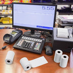 2 1/4" 85' feet Thermal Receipt Paper,Cash Register Paper Rolls Fits for Most Credit Card Terminals, 50 rolls