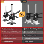 Labor Saving Arm Jack Handle 2 Pack,12 in Construction,Multifunctional Furniture Jack for Installing Cabinets and Wall Tile Height Adjuster Handheld Lifter Tool, Load 440LBS