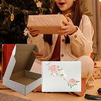 13x10x3 inch Shipping Boxes, White Corrugated Cardboard Box Literature Mailing Shipping Packaging Recyclable Storage Boxes and Craft Gifts Giving Products Business White Box Set of 20 (13''x10''x3'')