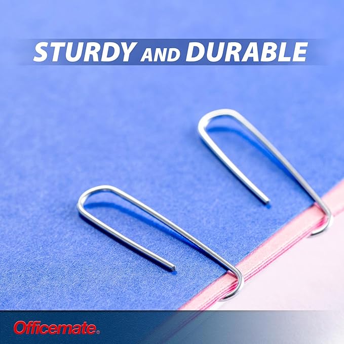 Officemate Premium #1 Paper Clips, 1,000 Paper Clips (10 Boxes of 100 Each) (99916) , Silver