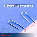 Officemate Premium #1 Paper Clips, 1,000 Paper Clips (10 Boxes of 100 Each) (99916) , Silver