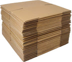 40 Pack 5x5x5 inch Corrugated Boxes Mailer- Corrugated Cardboard Mailer Shipping Boxes, Small Mailing Packing Boxes for Shipping, Moving, Storage