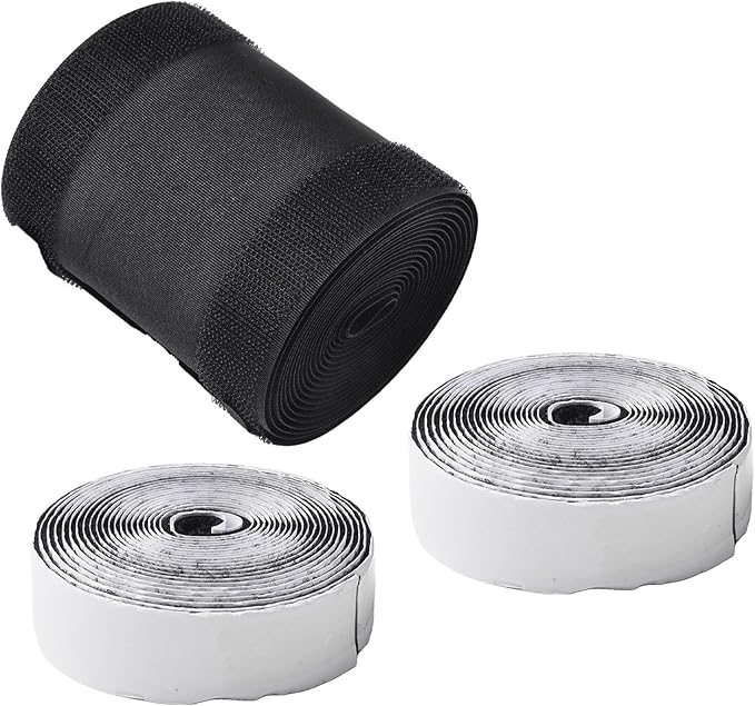 Floor Cable Cover Protector 3 Meters Wire Management System for Office Carpet Polyester Cord Organizer Black(Type A)