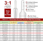 Chanzon 3:1 Ratio - 80ft Roll - Heat Shrink Tubing 1/2" (12.7mm) - Marine Grade Waterproof Adhesive Lined - (25M Total Length) Clear/Transparent Polyolefin Sleeving Wrap Shrinking 3 to 1 Ratio 1pcs