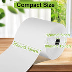 3 1/8 x 230 Thermal Receipt Paper Rolls, 10 Pack Thermal Paper Rolls Premium Quality Compatible with Cash Registers POS Systems and Credit Card Machine
