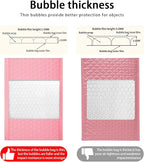 packbabol Bubble Mailers, 4x7 Inch Padded Bubble Mailers Pack of 100 Bubble Envelopes Opaque Self Seal Adhesive Waterproof Bags for Shipping and Packaging (Pink, 4x7-100)