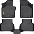 HAFIDI® Floor Mats Fit for 2012-2018 Volkswagen Jetta All Weather Protection TPE Car Floor Liners, Fits 1st & 2nd Row Full Set VW Jetta Custom Accessories, Black