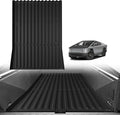 TripleAliners Truck Bed Mat Compatible with 2025 2026 Tesla Cybertruck Accessories Vehicle Perfectly Flush All Weather Protection TPE Heavy Duty Pickup Car Bed Cargo Mat (Corrugated Design Front Wall)