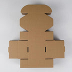 50 Pack 4x4x2 Inches Small Shipping Boxes, White Corrugated Cardboard Boxes, Moving Mailing Packing Box