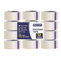Clear Packing Tape - 12 Heavy-Duty Wrapping Tape - 55-Yard Length, 660 Total Yards 1.88-Inch Wide Strong Adhesive Rolls for Moving Boxes, Office Packaging, Storage Organization & Warehouse Shipping