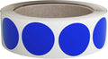 Royal Green Round Sticker dots in Blue 25mm - Label Circles on a roll one inch - 600 Pack