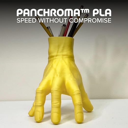 Panchroma PLA Lemon Yellow 3D Printer Filament, 1.75mm, 1kg Spool, Easy to Print, High Speed Printing, Tangle Free, AMS Compatible, Perfect for Toys, Decor, Miniatures, Models & Cosplay