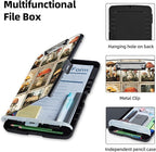 Clipboard with Storage Box & Pen Holder,Heavy Duty Clip Boards 8.5x11 for Nursing,High Capacity,School & Office Supplies,Mushroom Forest