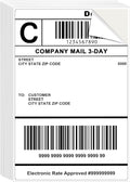 L LIKED 50 Pre-Cut 4x6 Shipping Labels for Laser & Inkjet Printers, Single Sheet, Self Adhesive Address Mailing Postage Shipping Labels (50 Sheets)