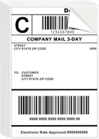 L LIKED 50 Pre-Cut 4x6 Shipping Labels for Laser & Inkjet Printers, Single Sheet, Self Adhesive Address Mailing Postage Shipping Labels (50 Sheets)