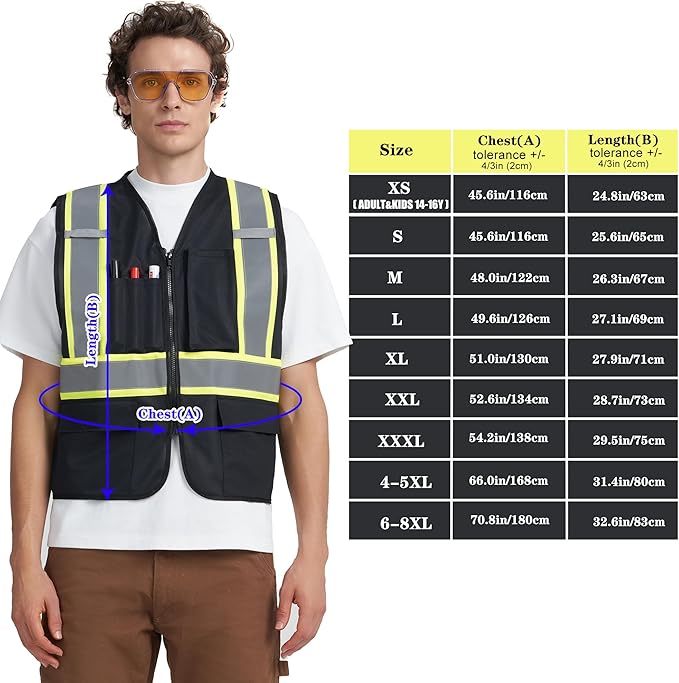 A-KSAFETY Custom High Visibility Reflective Safety Vest with logo